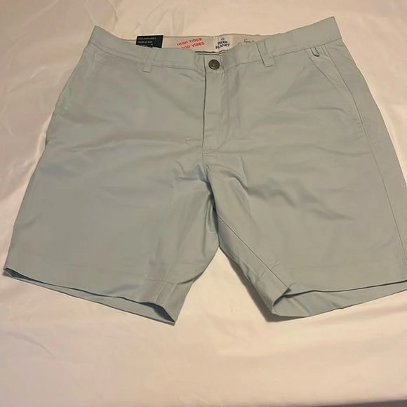 Free plante strech short ice blue - Picture 1 of 4